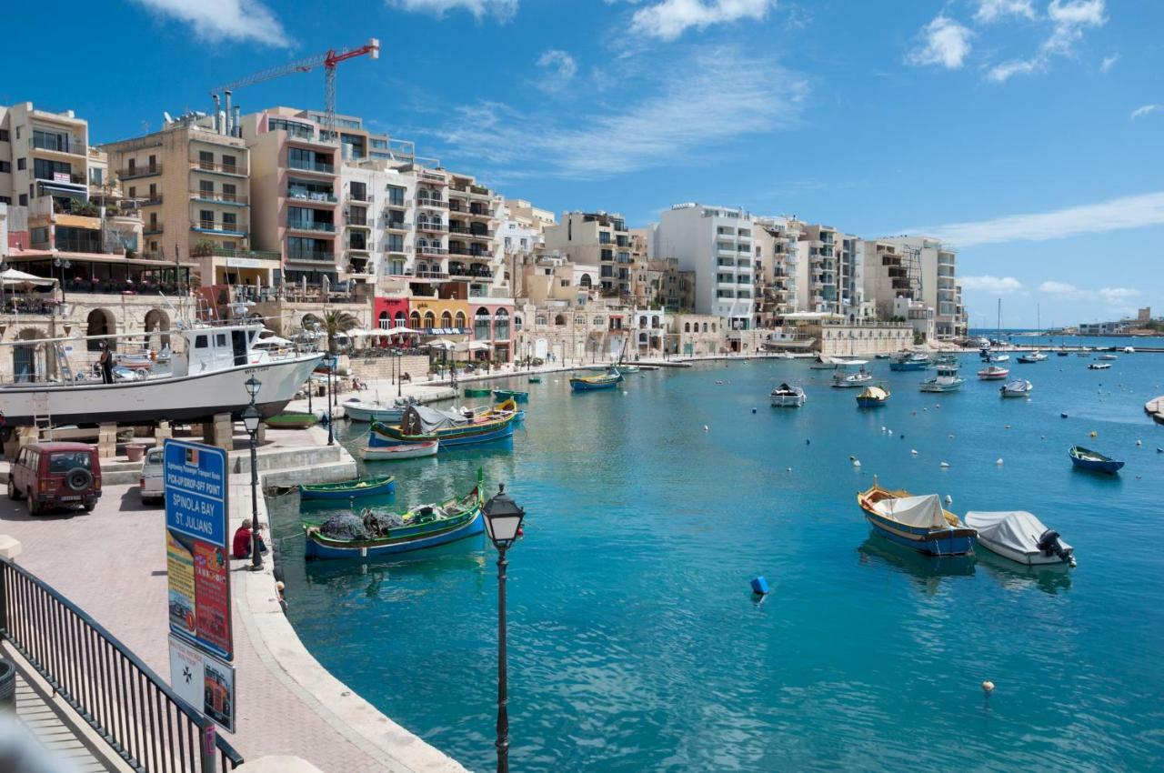 Modern 2 Bedroom Apartment In St Julians San Ġiljan Kültér fotó